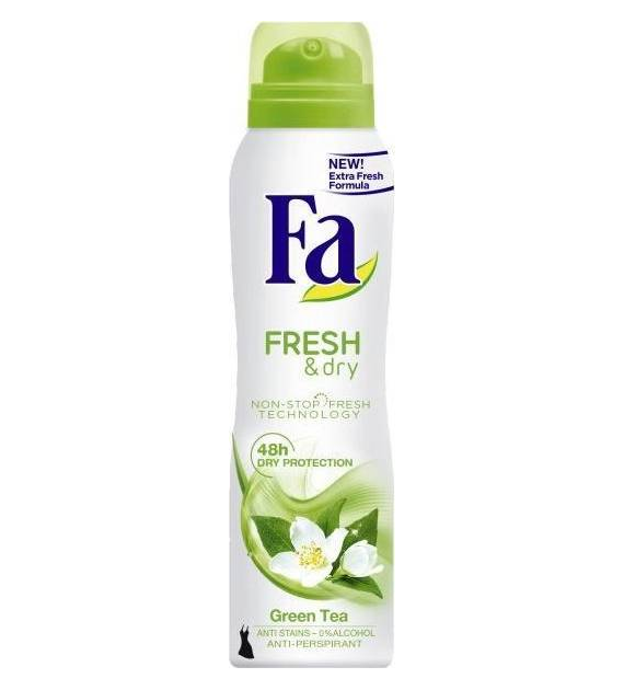 Fa Fresh & Dry Gruner Tee Deo 150ml