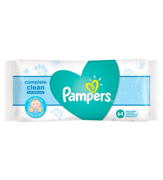 Pampers Fresh Complete Clean Chusteczki 64szt