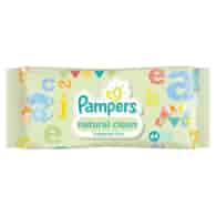 Pampers Natural Clean Chusteczki 64szt