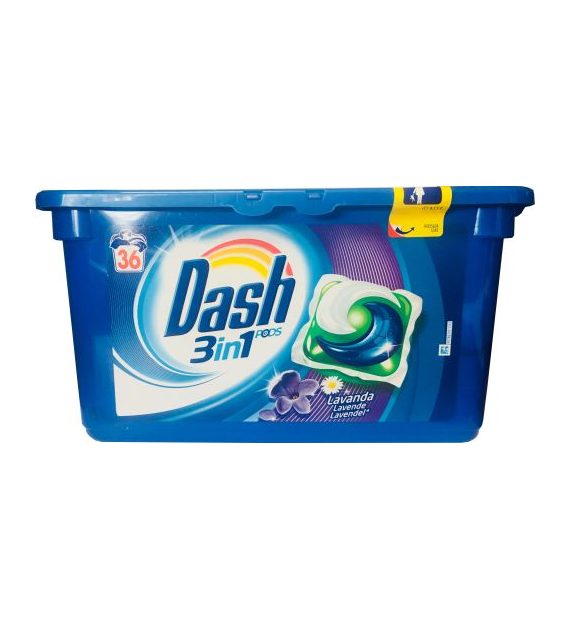 Dash 3in1 Pods Lavanda Caps 36p