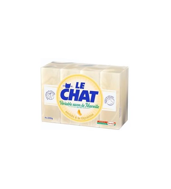 Le Chat Mydło Marsylskie 4x200g 800g