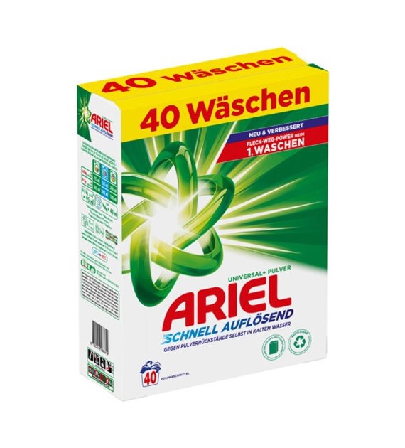 Ariel Universal+ Proszek 40p 2,4kg
