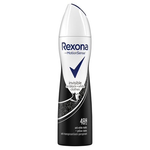 Rexona Invisible Black+White Deo 150ml