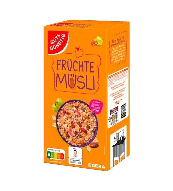 G&G Fruchte Musli Kartonik 750g