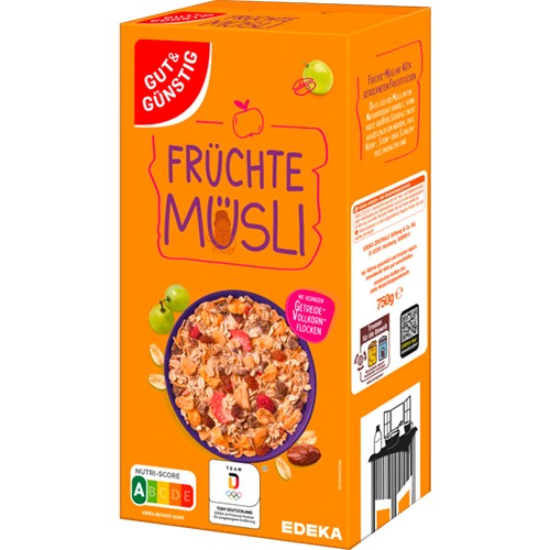 G&G Fruchte Musli Kartonik 750g