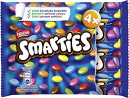 Smarties 4x 38g 152g