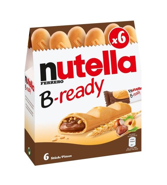Nutella B-Ready Wafelki 6szt 132g