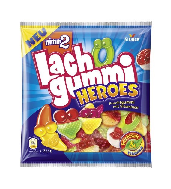 Nimm2 Lach Gummi Heroes Żelki 225g