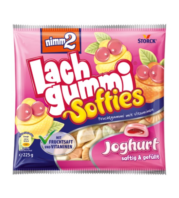Nimm2 Lach Gummi Softies Joghurt Żelki 225g