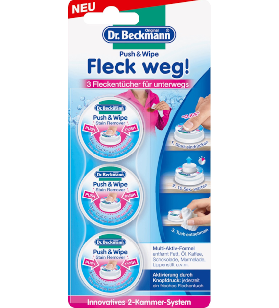 Dr.Beckmann Fleck Weg Chusteczki Odpl 3x4ml