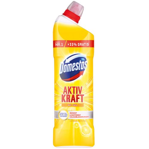 Domestos Aktiv Kraft Citrus WC Gel +33% Gratis 1L