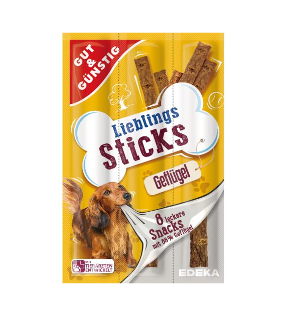 G&G Lieblings Sticks mit Geflugel dla Psa 8szt 88g