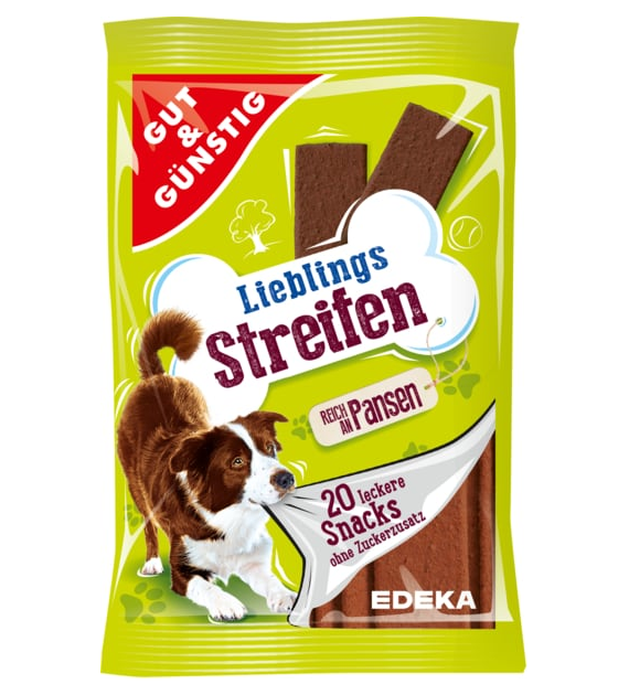 G&G Lieblings Streifen Pansen dla Psa 20szt 200g