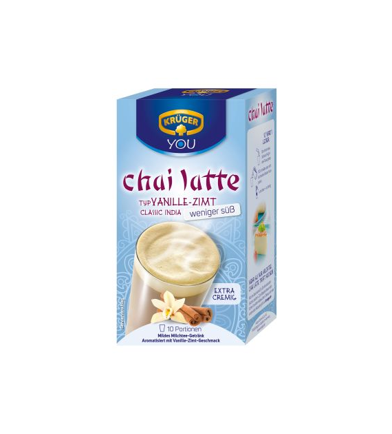 Kruger Chai Latte Vanille Zimt Weniger 10szt 250g