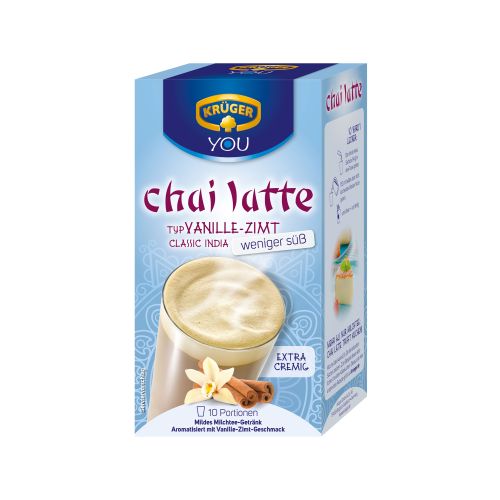 Kruger Chai Latte Vanille Zimt Weniger 10szt 250g