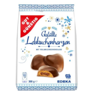 G&G Gefullte Lebkuchenherzen Vollmilch 300g