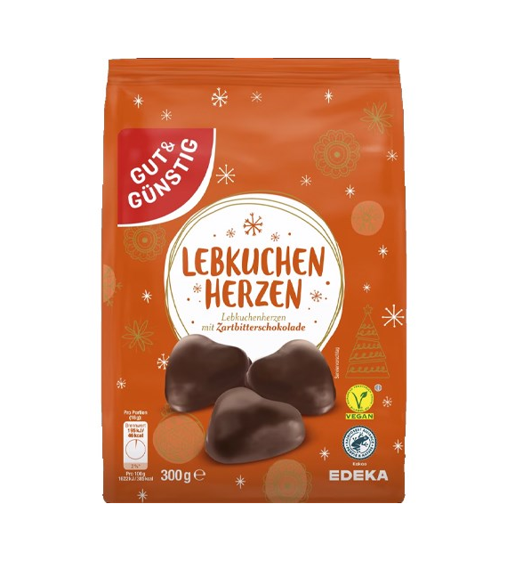 G&G Lebkuchen Herzen Zartbitter 300g