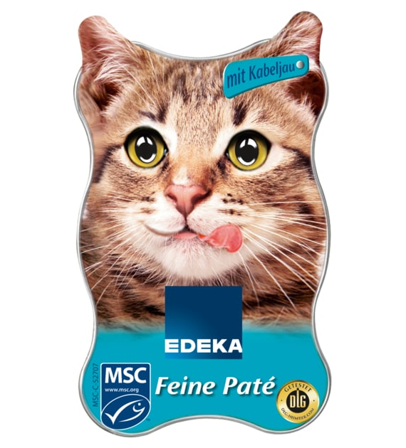 Edeka Feine Pate mit Kabeljau dla Kota 85g
