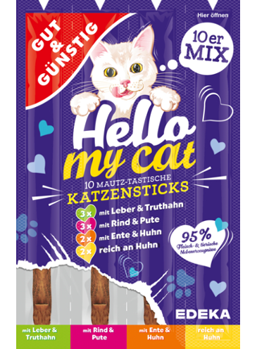 G&G Hello My Cat Katzensticks MIX 10szt 50g