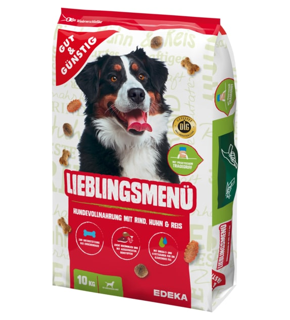 G&G Lieblingsmenu Rind Huhn Reis dla Psa 10kg