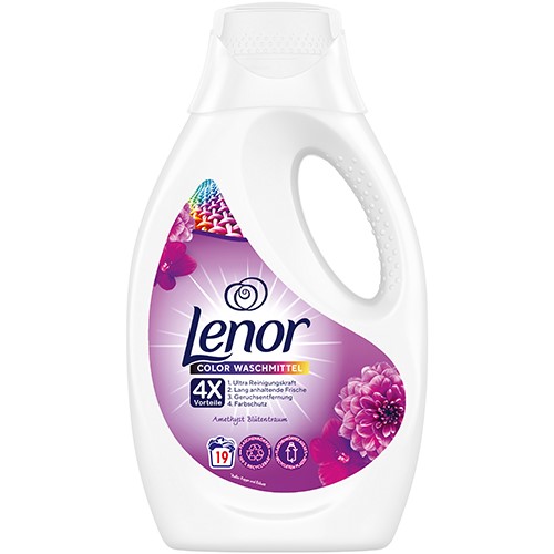 Lenor Color Amethyst Gel 19p 950ml/1L