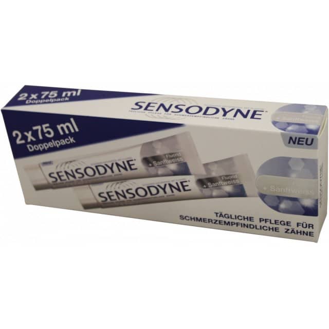 Sensodyne Sanftweiss Pasta 2x75ml