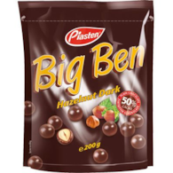 Big Ben Hazelnut Dark Draże 200g
