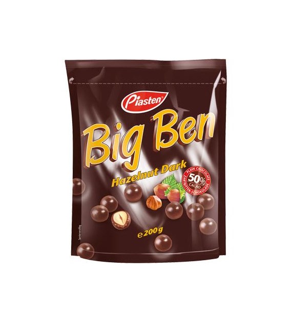 Big Ben Hazelnut Dark Draże 200g