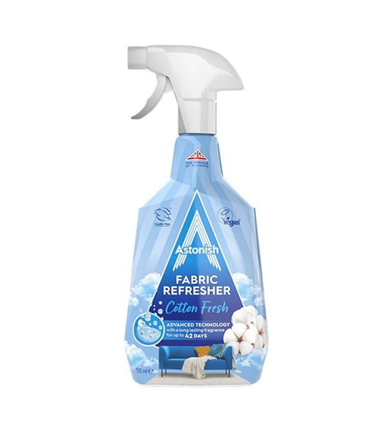Astonish Premium White Flowers Fabric Odś 750ml
