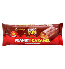 Choco Fun Peanut Caramel Bars Batony 6szt 216g
