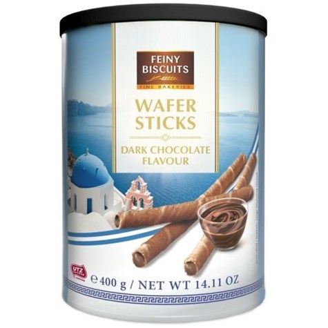 Feiny Biscuits Wafer Sticks Dark Chocolat 400g - PRODUKTY ŚWIATOWYCH ...