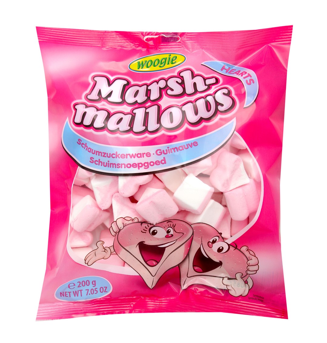 Woogie Marsh Mallows Hearts Pianki 200g