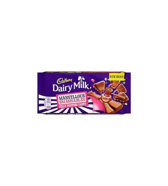 Cadbury Dairy Milk Jelly Poping Candy Czeko 180g