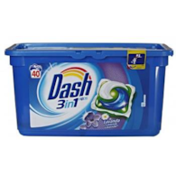 Dash 3in1 Kapsułki do Prania Lavenda 40p 1196g