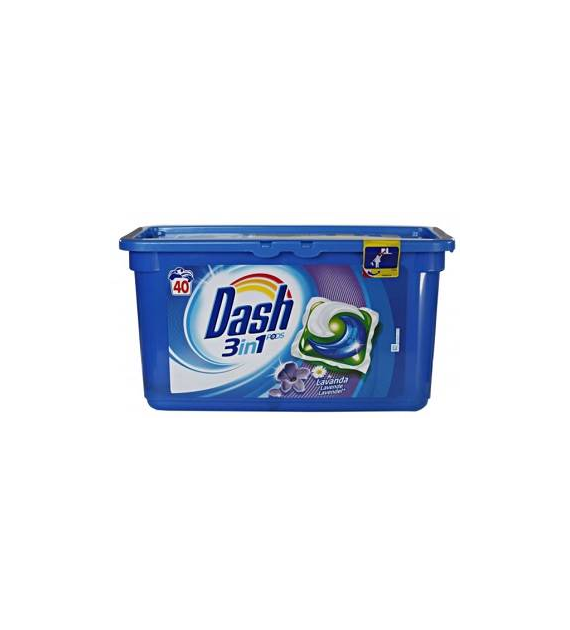Dash 3in1 Kapsułki do Prania Lavenda 40p 1196g