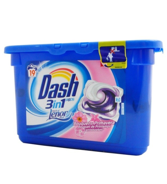 Dash 3in1 Lenor Bouquet Caps 19p 501,6g