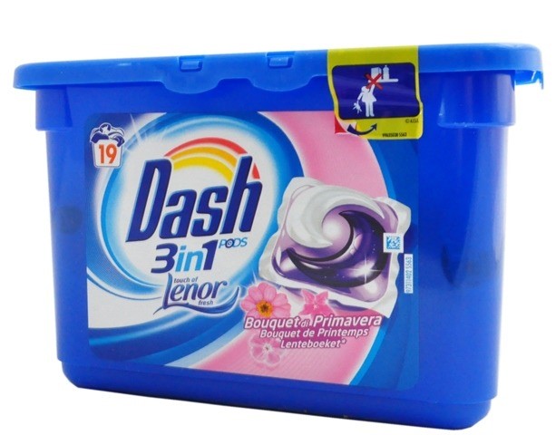 Dash 3in1 Lenor Bouquet Caps 19p 501,6g