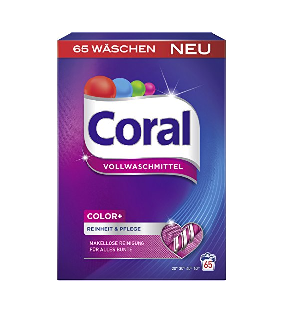 Coral Color+ Proszek 65p 3,9kg