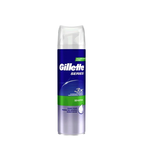 Gillette Sensitive Pianka do Golenia 250ml