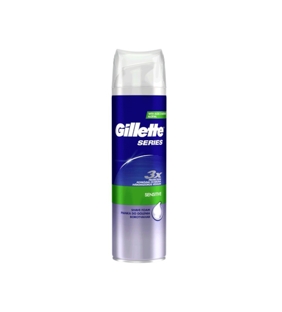 Gillette Sensitive Pianka do Golenia 250ml
