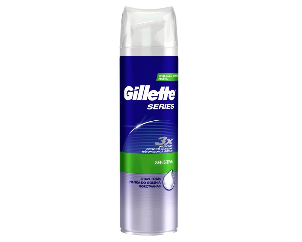 Gillette Sensitive Pianka do Golenia 250ml