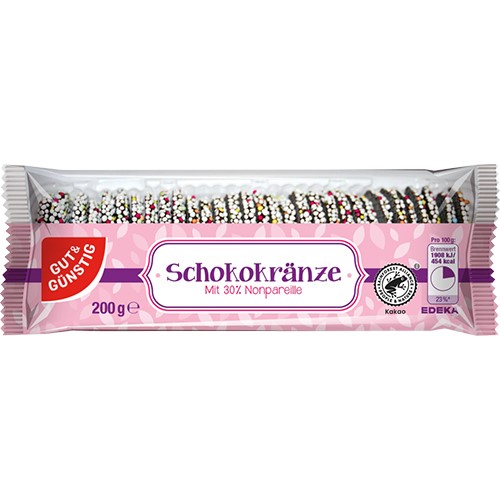 G&G Schokokranze mit Nonpareille 200g