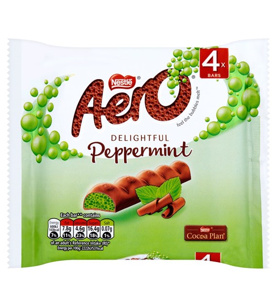 Nestle Aero Peppermint Batoniki 4szt 108g