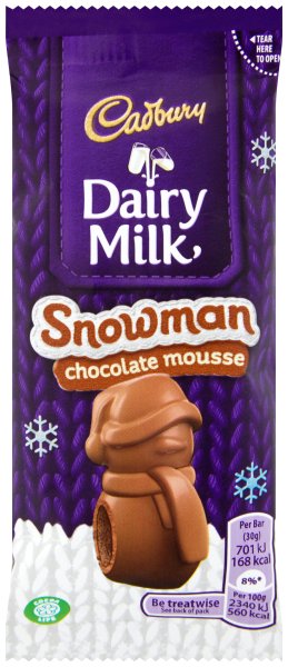 Cadbury Snowman Chocolate Mousse Czeko 30g