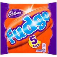 Cadbury Fudge Batony 5sztb 127g