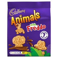 Cadbury Animals Ciastka 7 Bags 139g