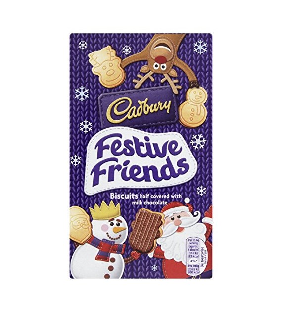 Cadbury Festive Friends Ciastka 150g