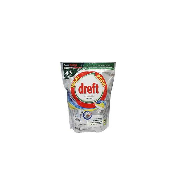 Dreft Platinum All in One Citron Tabs 43szt 725g
