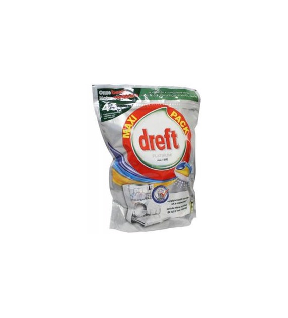 Dreft Platinum All in One Orange Tabs 43szt 725g