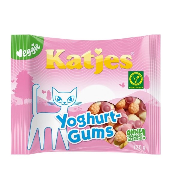 Katjes Yoghurt Gums Veggie Żelki 175g